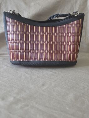 Baskets of Cambodia Saraye Tatami Woven Grass Shoulder Bag - NWOT